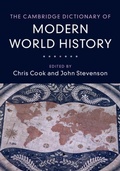 Cover: The Cambridge Dictionary of Modern World History - Cambridge University Press