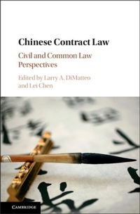 Abbildung von: Chinese Contract Law - Cambridge University Press