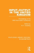 Cover: Input-Output in the United Kingdom - Routledge