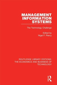 Enlarge image Cover: Management Information Systems: The Technology Challenge - Routledge