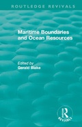 Cover: Routledge Revivals: Maritime Boundaries and Ocean Resources (1987) - Routledge