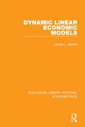 Cover: Dynamic Linear Economic Models - Routledge