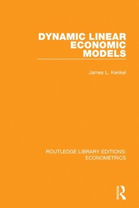 Enlarge image Cover: Dynamic Linear Economic Models - Routledge