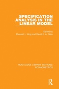 Cover: Specification Analysis in the Linear Model - Routledge