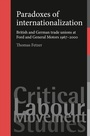 Cover: Paradoxes of Internationalization - Manchester University Press