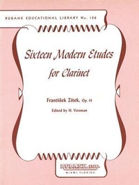 Abbildung von: Sixteen Modern Etudes for Clarinet, Op. 14 - Rubank Publications