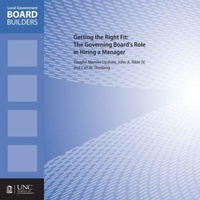 Enlarge image Cover: Getting the Right Fit - School of Government