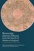 Cover: Vernacular Literary Theory from the French of Medieval England - D.S. Brewer