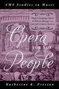 Cover: Opera for the People - OUP eBook