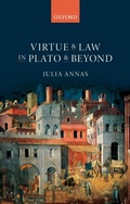 Cover: Virtue and Law in Plato and Beyond - OUP eBook