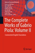 Cover: The Complete Works of Gabrio Piola: Volume II - Springer