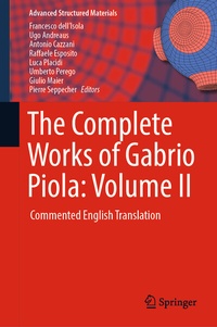 Abbildung von: The Complete Works of Gabrio Piola: Volume II - Springer