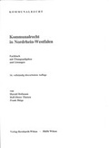 Cover: Kommunalrecht in Nordrhein-Westfalen - Bernhardt, Horst