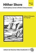 Cover: Hither Shore 13 - Tolkiens Philosophie der Sprache - Scriptorium Oxoniae im Atelier f&uuml;r Textaufgaben