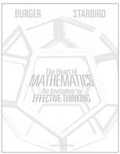 Cover: The Heart of Mathematics: An Invitation to Effective Thinking, 4e + WileyPLUS Registration Card - Wiley