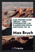 Cover: Concerto No. 2 in D Minor for Violin and Piano, Op. 44 - Trieste Publishing