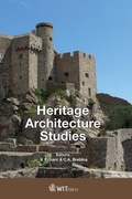Cover: Heritage Architecture Studies - WIT Press