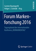 Cover: Forum Markenforschung 2016 - Springer Gabler