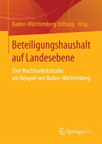Bild: Beteiligungshaushalt auf Landesebene - Springer VS