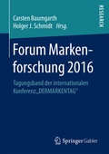 Cover: Forum Markenforschung 2016 - Springer Gabler