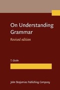 Cover: On Understanding Grammar - John Benjamins Publishing Co