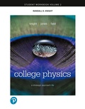 Cover: Student Workbook for College Physics: A Strategic Approach, Volume 2 (Chapters 17-30) - Pearson