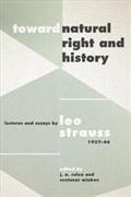 Cover: Toward "Natural Right and History" - University of Chicago Press