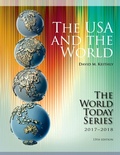 Cover: The USA and The World 2017-2018 - Rowman & Littlefield Publishers