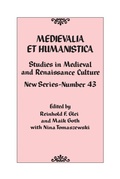 Cover: Medievalia et Humanistica, No. 43 - Rowman & Littlefield Publishers
