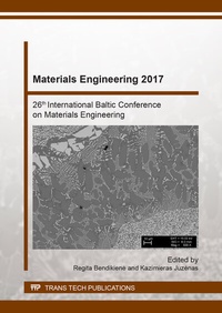 Enlarge image Cover: Materials Engineering 2017 - Trans Tech Publications Ltd