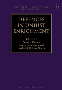 Abbildung von: Defences in Unjust Enrichment - Hart Publishing