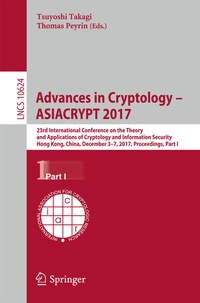 Abbildung von: Advances in Cryptology - ASIACRYPT 2017 - Springer