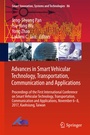 Cover: Advances in Smart Vehicular Technology, Transportation, Communication and Applications - Springer