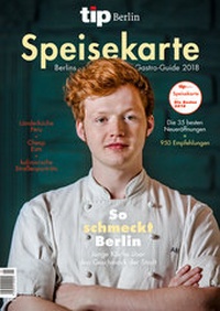 Abbildung von: tip Berlin Speisekarte - Tip Berlin Media Group