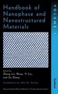 Cover: Handbook of Nanophase and Nanostructured Materials: Synthesis Vol 1 - Kluwer Academic / Plenum Publishers