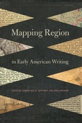 Cover: Mapping Region in Early American Writing - University of Georgia Press