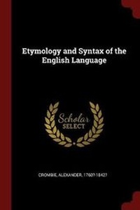 Abbildung von: Etymology and Syntax of the English Language - Andesite Press