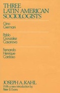 Cover: Three Latin American Sociologists - Transaction Publishers