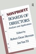 Cover: Nonprofit Boards of Directors - Transaction Publishers
