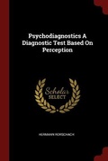 Cover: Psychodiagnostics A Diagnostic Test Based On Perception - Andesite Press