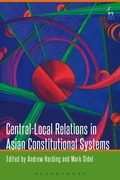 Cover: Central-Local Relations in Asian Constitutional Systems - Hart Publishing