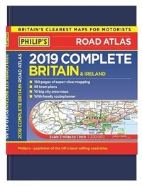 Abbildung von: Philip's 2019 Complete Road Atlas Britain and Ireland - De luxe hardback - Philip's