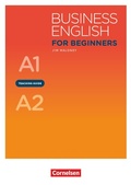 Cover: Business English for Beginners - Fourth Edition - A1/A2 - Cornelsen Verlag