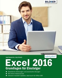 Abbildung von: Excel 2016 - Grundlagen für Einsteiger - Bildner Verlag