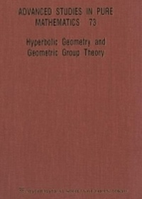 Enlarge image Cover: Hyperbolic Geometry And Geometric Group Theory - Mathematical Society of Japan