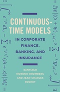 Cover: Continuous-Time Models in Corporate Finance, Banking, and Insurance - Princeton University Press