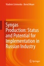 Cover: Syngas Production: Status and Potential for Implementation in Russian Industry - Springer