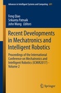 Cover: Recent Developments in Mechatronics and Intelligent Robotics - Springer