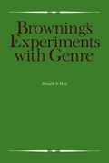 Cover: Browning's Experiments with Genre - University of Toronto Press