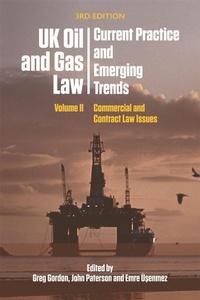 Bild: UK Oil and Gas Law: Current Practice and Emerging Trends - Edinburgh University Press